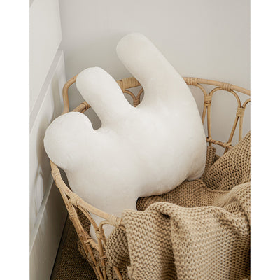 Almohada Decorativa Geométrica de Peluche Crema Premium - Image 11