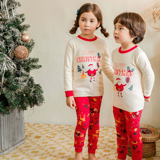 Pijama de Algodón para Niños - Pantalón Largo Primavera, Otoño e Invierno - Image 4