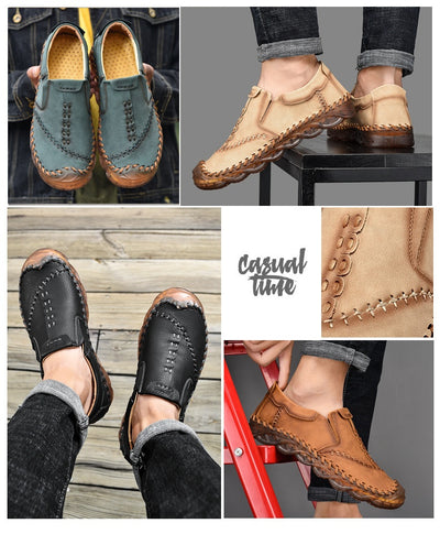Zapatos Casuales Slip-on de Cuero Reforzado Premium - Image 13