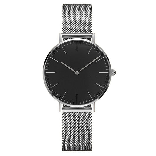 Reloj de Hombre Cuarzo Oro Rosa Ultra Delgado con Correa de Acero Doble Aguja - Image 6