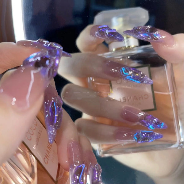 Parches de Uñas Prefabricados de Uso Manual