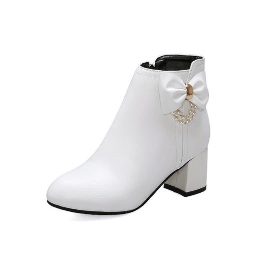 Botas con Moño de Cuentas Voluminosas - Image 2