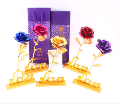 Rosa Dorada Eterna - Regalo Perfecto - Image 3
