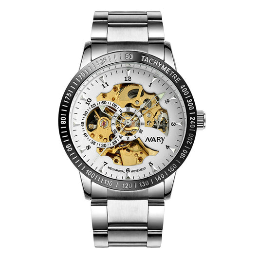 Reloj Mecánico NARY para Hombre - Diseño Elegante y Clásico - Image 4