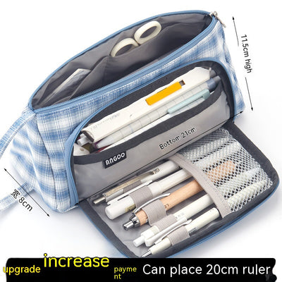 Estuche Minimalista de Gran Capacidad para Artículos de Papelería - Image 22