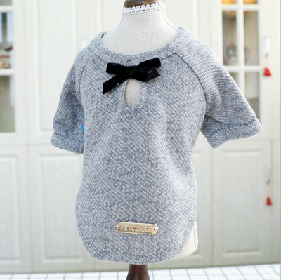 Playera para Perro de Algodón con Moño Adorable - Image 8