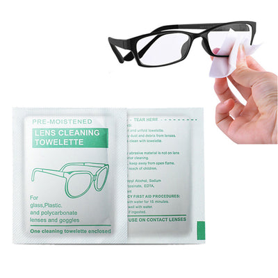 Toallitas Secado Rápido para Lentes - Pack 100 Unidades