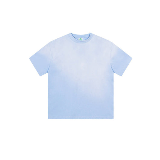 Camiseta Suelta Cuello Redondo Monkey Wash Desgastado Macaron - Image 3