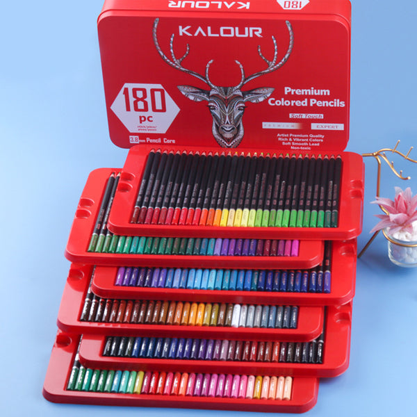 Set de Lápices de Color Acuarelables en Caja de Hierro