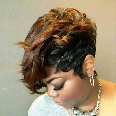 Peluca de Cabello Rizado Corto Estilo Europeo y Americano - Image 11