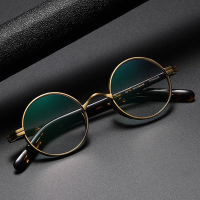 Armazón de Gafas Retro Titanio Puro Alta Densidad - Image 15