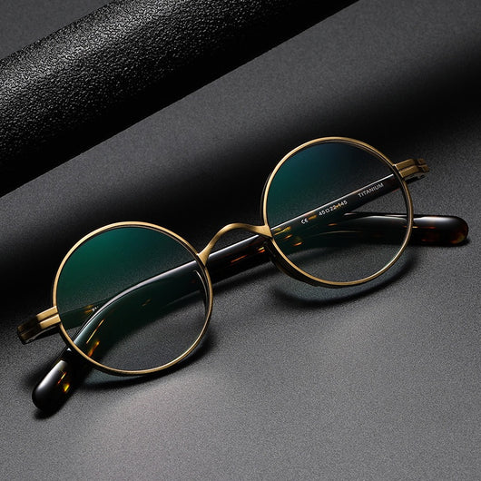 Armazón de Gafas Retro Titanio Puro Alta Densidad - Image 15