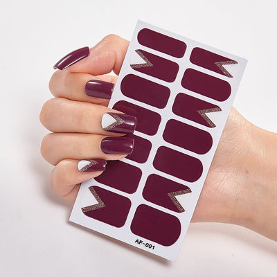 Esmaltes y Stickers de Diseño para Uñas - Colores Sólidos y Arte Creativo