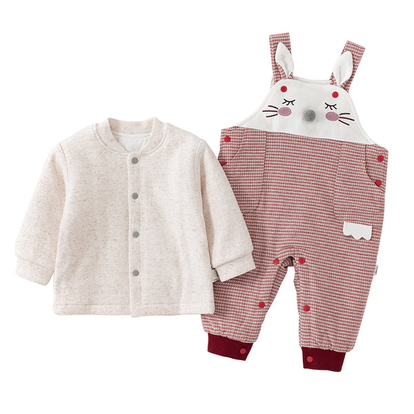 Baberos de Algodón Fino para Bebé - Set de 2 Piezas