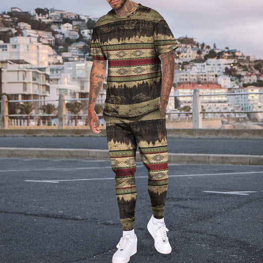 Conjunto Deportivo Casual para Hombre - Camiseta y Pantalón - Image 3