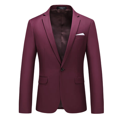 Blazer Ejecutivo Slim Fit Estilo Coreano para Hombre - Image 24