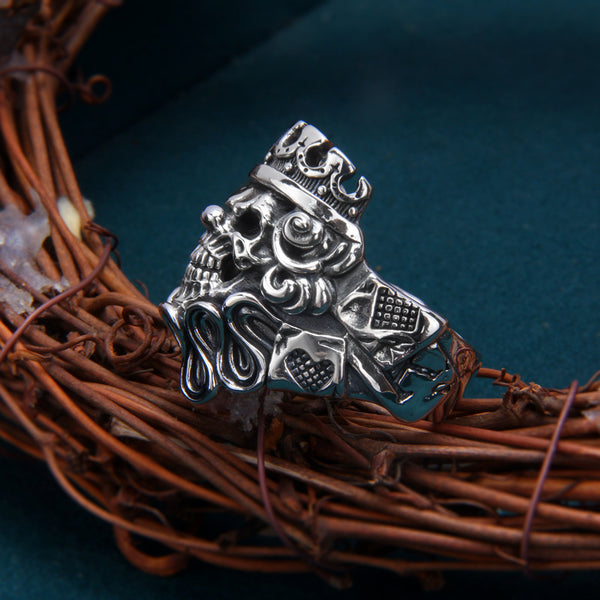Anillo de Calavera en Plata Esterlina 925 para Hombre