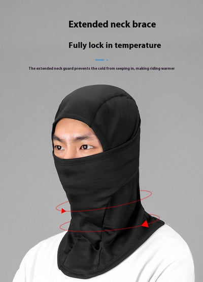 Light pink balaclava made from spandex/Lycra, designed for warmth and wind protection during winter outdoor activities. - Image 24