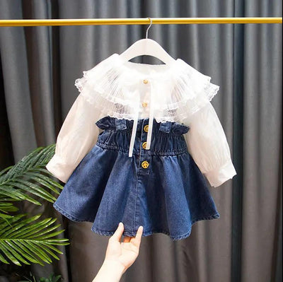 Falda Denim Princess para Niñas - Estilo Casual y Elegante - Image 7