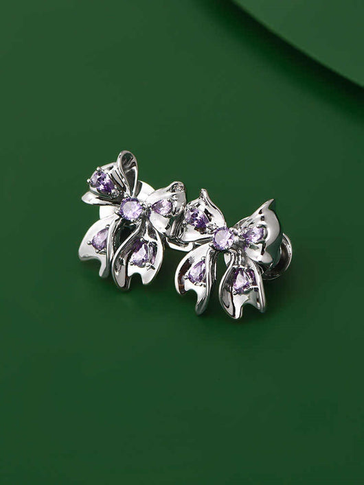 Broche de Cintura con Cristal Púrpura - Hebilla Dual para Cinturón y Accesorio - Image 4