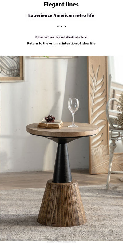 Mesa de Centro de Madera Maciza para Sala de Estar - Image 11