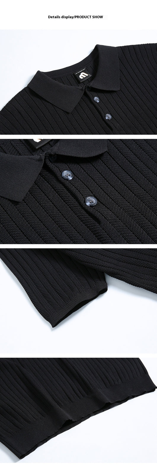 Chompa Tejida Premium con Cuello de Solapa - Image 13