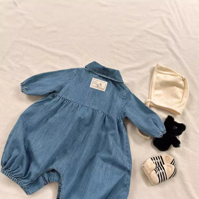 Jumpsuit Infantil con Solapa - Diseño Clásico para Niños y Niñas - Image 3