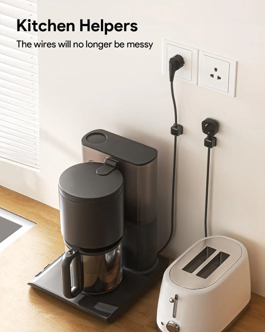 Set de 8 organizadores magnéticos para cables – Adhesivo fuerte Costop, fácil apertura, ideal para organizar cables de carga en hogar, oficina, auto y escritorio - Tekeno