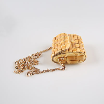 Bolso Bandolera Vintage Bambú Mini para Mujer - Image 3
