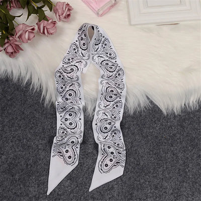 Pañuelo de Seda Estampado para Mujer - Accesorio Versátil Twill - Image 11