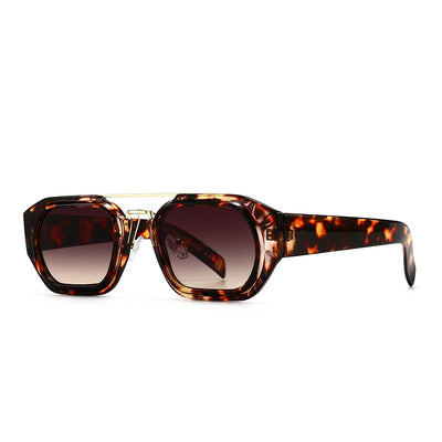 Gafas de Sol Cuadradas Retro Moderno con Marco Angosto - Image 4