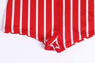 Jumpsuit de Yoga Rayas Manga Corta - Image 14