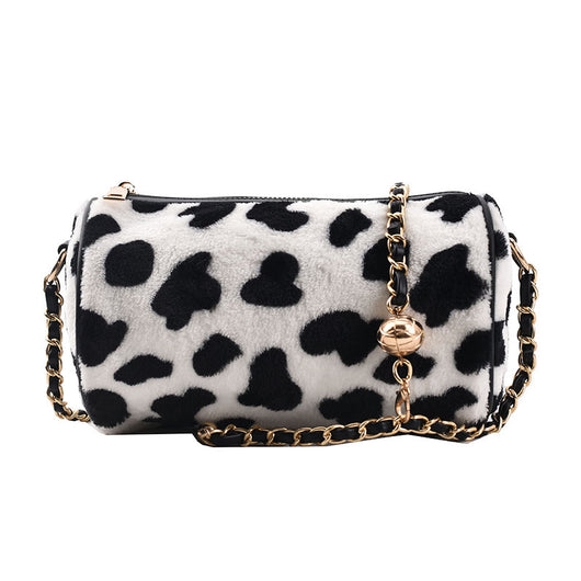 Bolso de Viaje Acolchado con Estampado de Vaca y Flores - Image 6