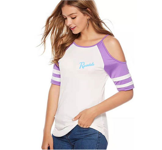 Blusa de Hombro Descubierto con Impresión 3D - Image 12
