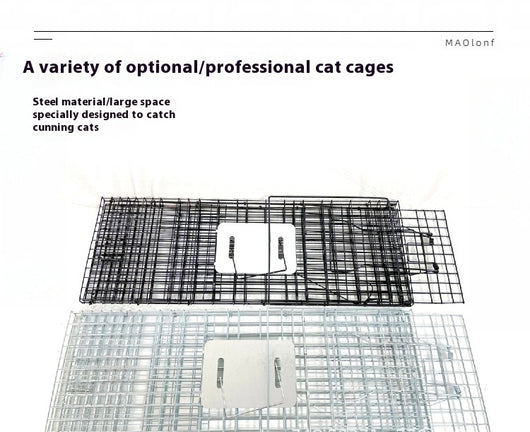 Jaula Trampa Automática Plegable para Gatos - Galvanizada y Segura - Image 10