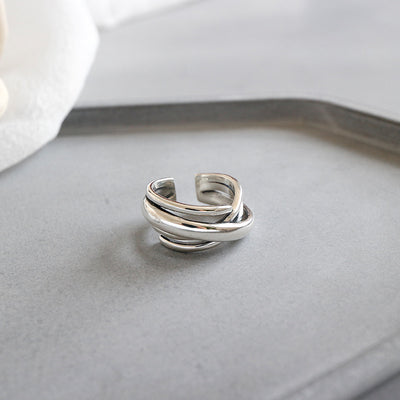 Anillo Vintage Multicapa en Plata S925 - Image 3