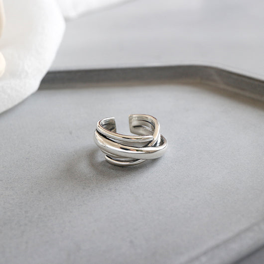 Anillo Vintage Multicapa en Plata S925 - Image 3