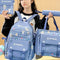 Mochila Escolar Primaria para Niñas - Set de Cuatro Piezas