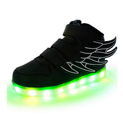 Zapatos LED Infantiles con Alas Luminosas y Carga USB - Image 3
