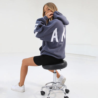 Sudadera Estampada Gruesa Oversize de Manga Larga Versátil - Image 47