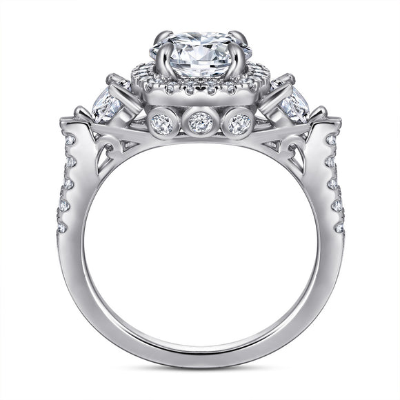 Anillo de Plata 925 con Circonita Talla Princesa