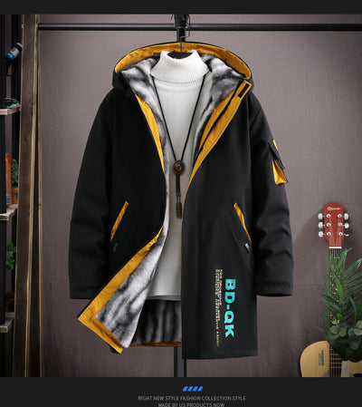 Chaqueta Casual de Fleece con Capucha para Hombre - Image 9