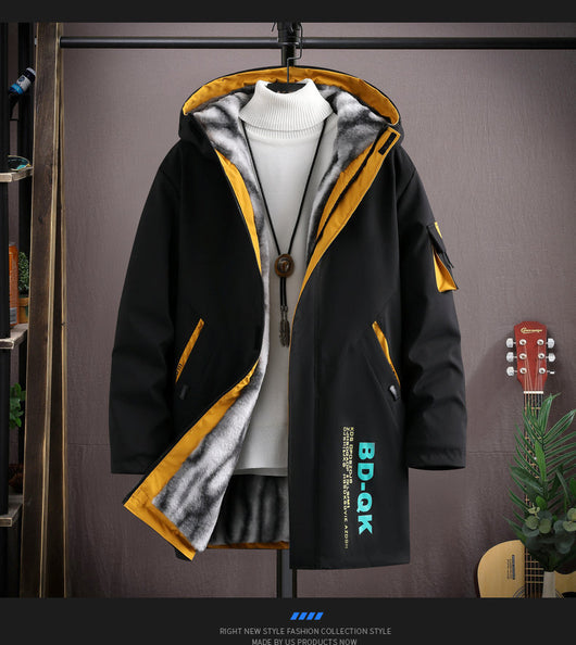 Chaqueta Casual de Fleece con Capucha para Hombre - Image 9