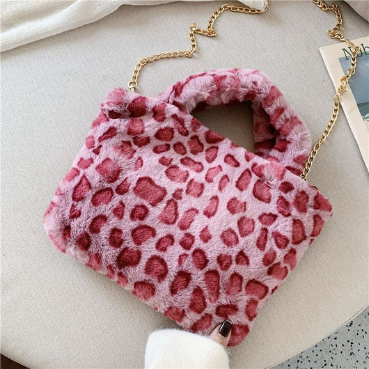 Bolso Tote Leopardo con Cadena y Correa Crossbody - Image 140