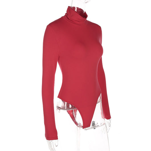 Jumpsuit Ajustado Cuello Alto Elegante - Image 7