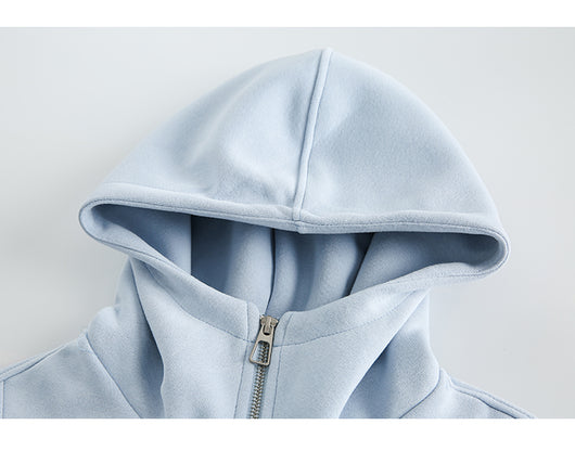 Sudadera Holgada con Capucha y Cuello Alzado para Mujer - Image 15