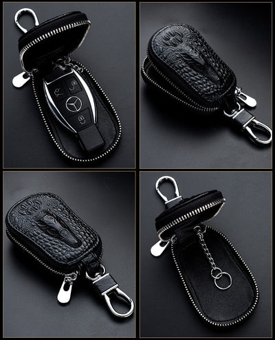 Funda de Cuero Genuino para Llaves de Auto - Unisex - Image 10