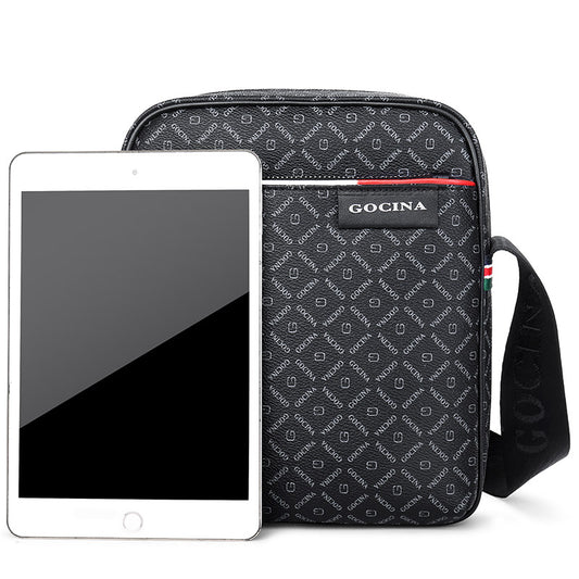 Bolsa Mensajero de Cuero para Hombre de Un Solo Hombro - Gran Capacidad - Image 2