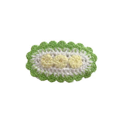 Broche para Cabello de Hilo Tejido Flor Delicada - Image 5