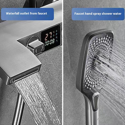 Juego de Grifo Mezclador para Bañera con Agua Fría y Caliente - Image 2